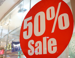 Kampanjdekaler för skyltfönster