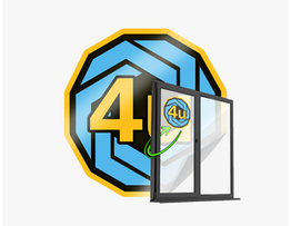 Framsideslim klistermärke